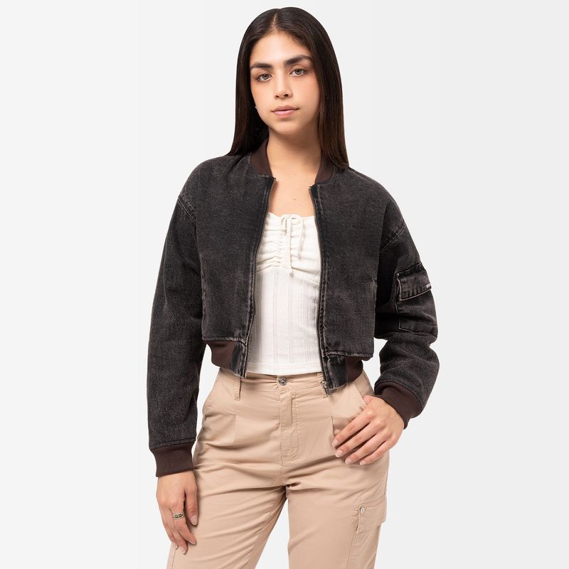 SQUEEZE - Casaca Denim Mujer Aniveli Squeeze