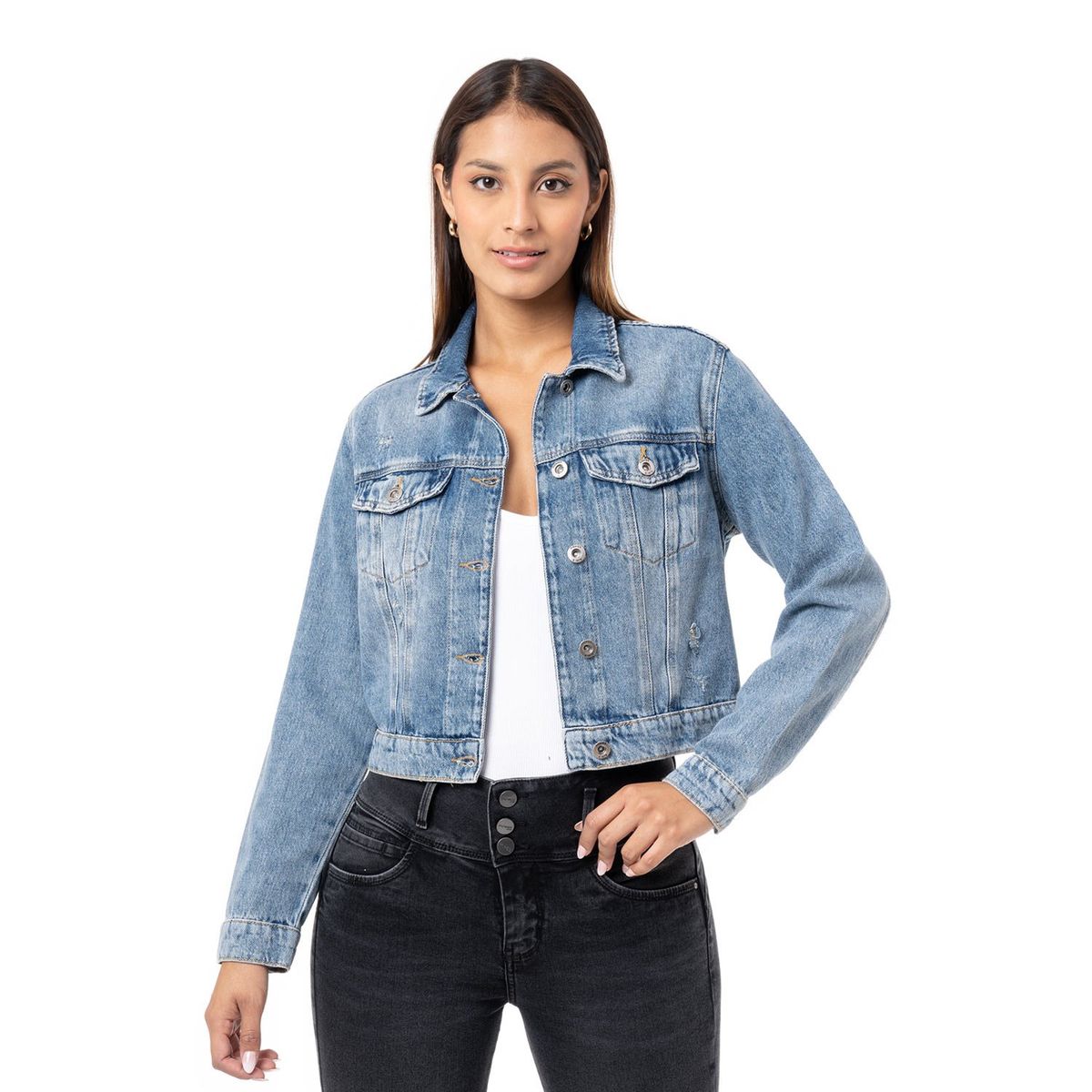 PIONIER - Casaca Denim Mujer Ghynny Pionier