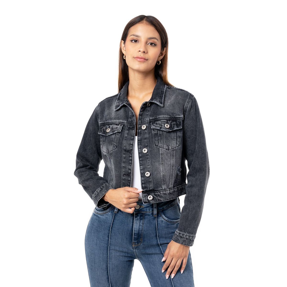 PIONIER - Casaca Denim Mujer Ghynny Pionier