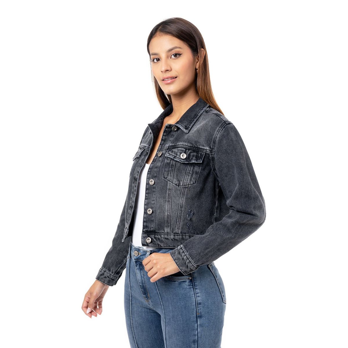 PIONIER - Casaca Denim Mujer Ghynny Pionier