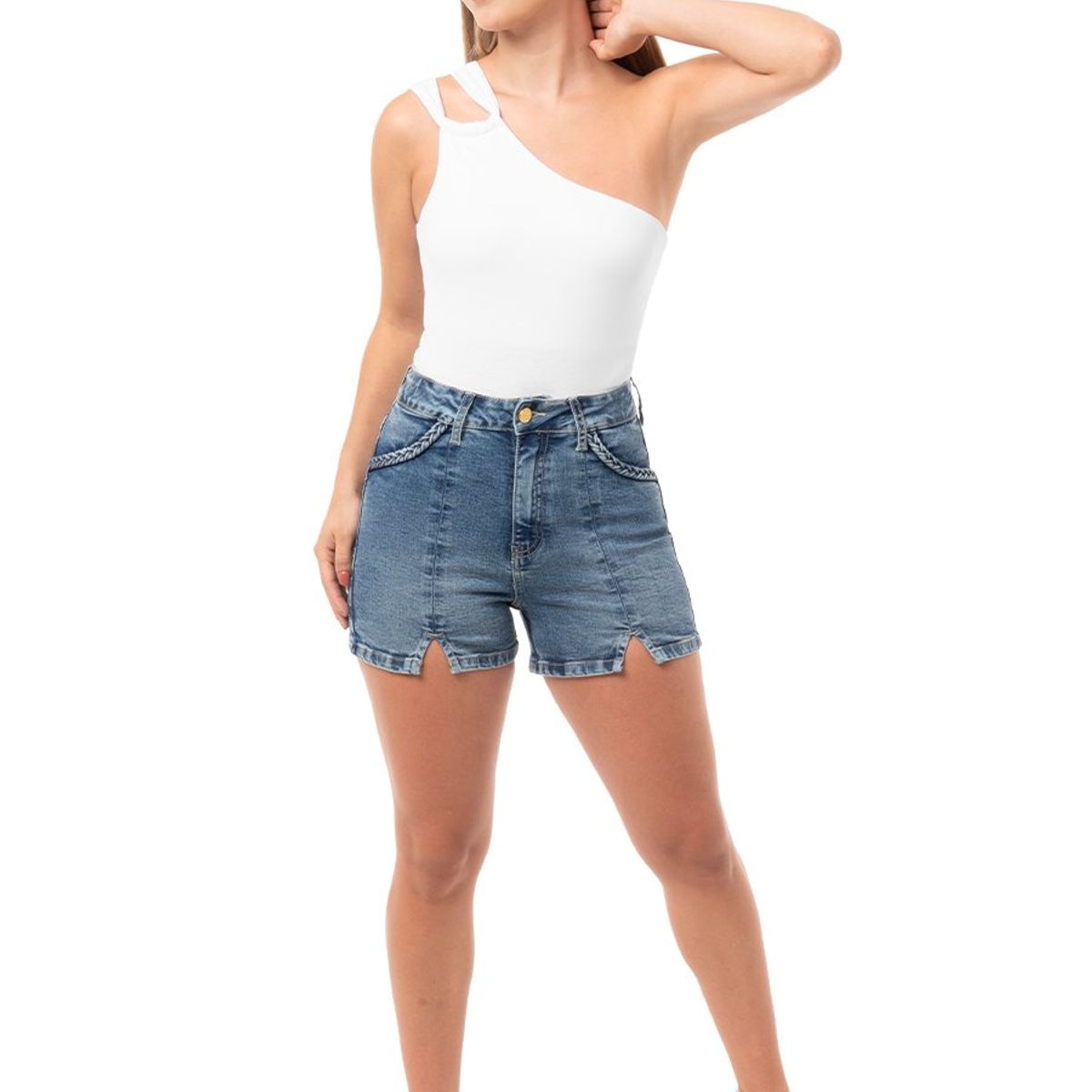 SQUEEZE - Short Denim Stretch Mujer Nelea Squeeze