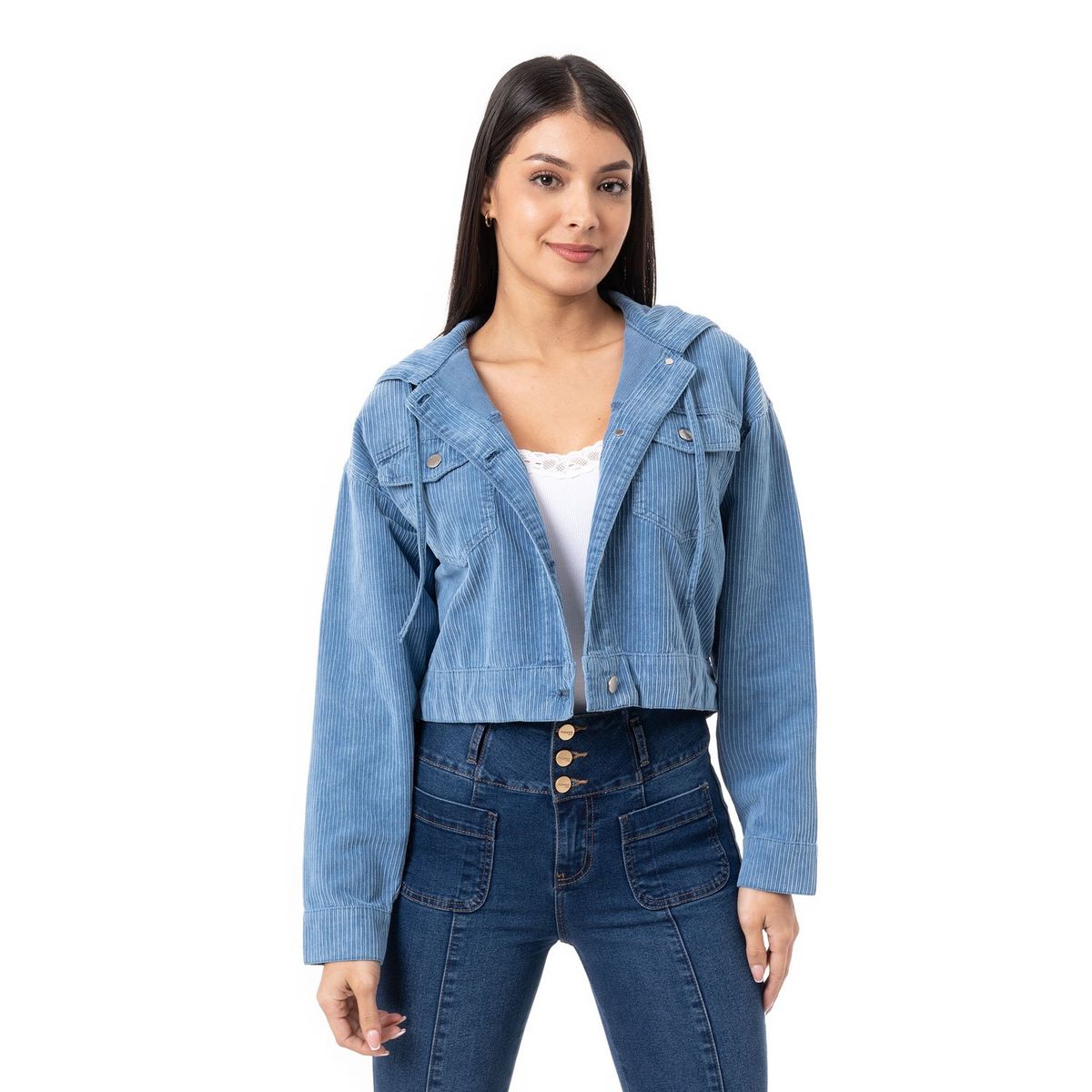 PIONIER - Casaca Corduroy Mujer Marun C Pionier