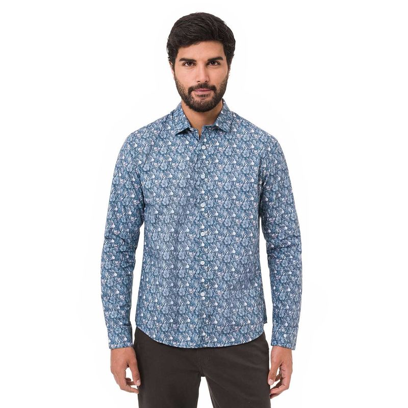 PIONIER - Camisa Popelina Hombre Mascherano Ml Pionier