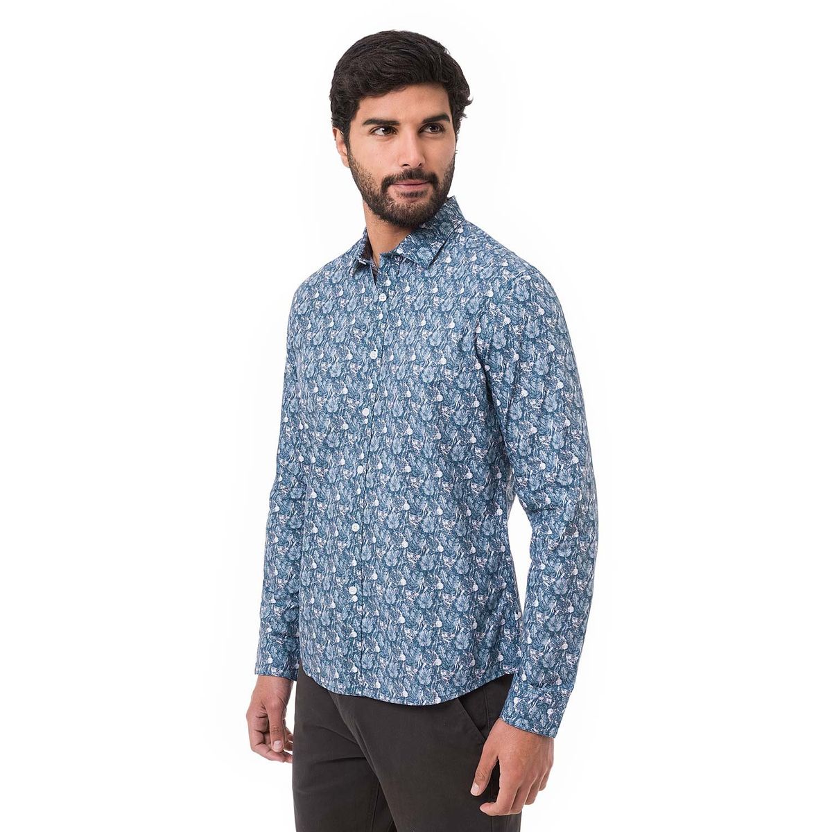 Pionier - Camisa Moda Popelina Mascherano Ml Hombre