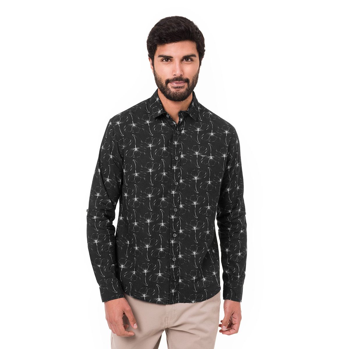 PIONIER - Camisa Popelina Hombre Nurzhan Pionier