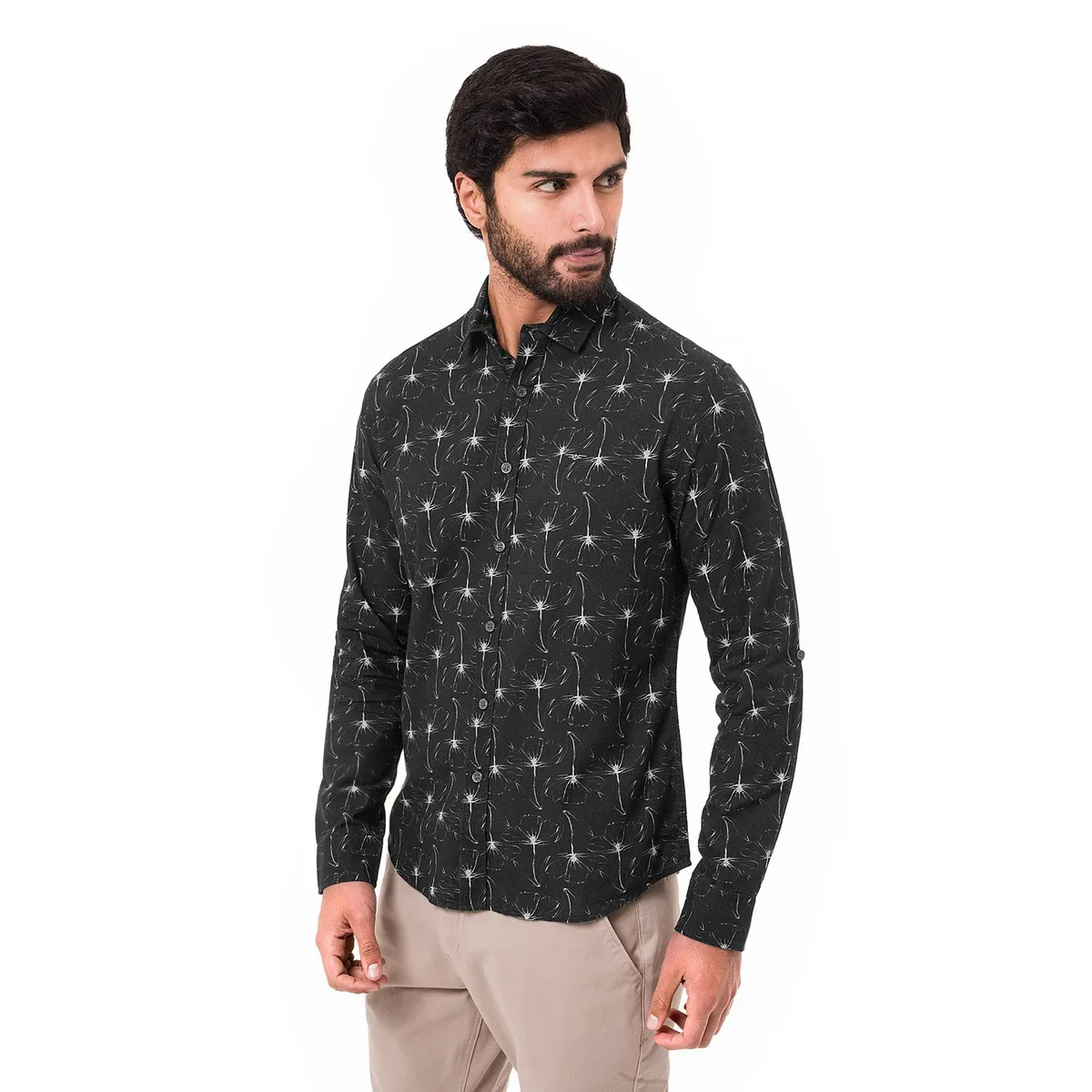 PIONIER - Camisa Popelina Hombre Nurzhan Pionier