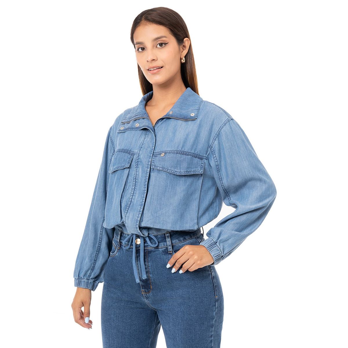 PIONIER - Casaca Denim Mujer Zulemy Pionier