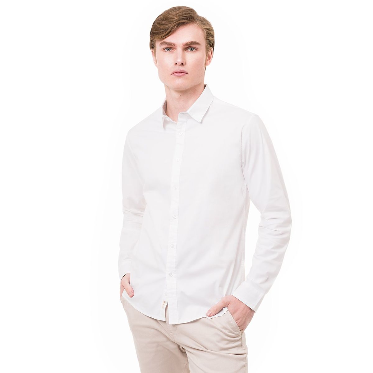 NORTON - Camisa Popelina Stretch Hombre Paulino Ml 3 Norton