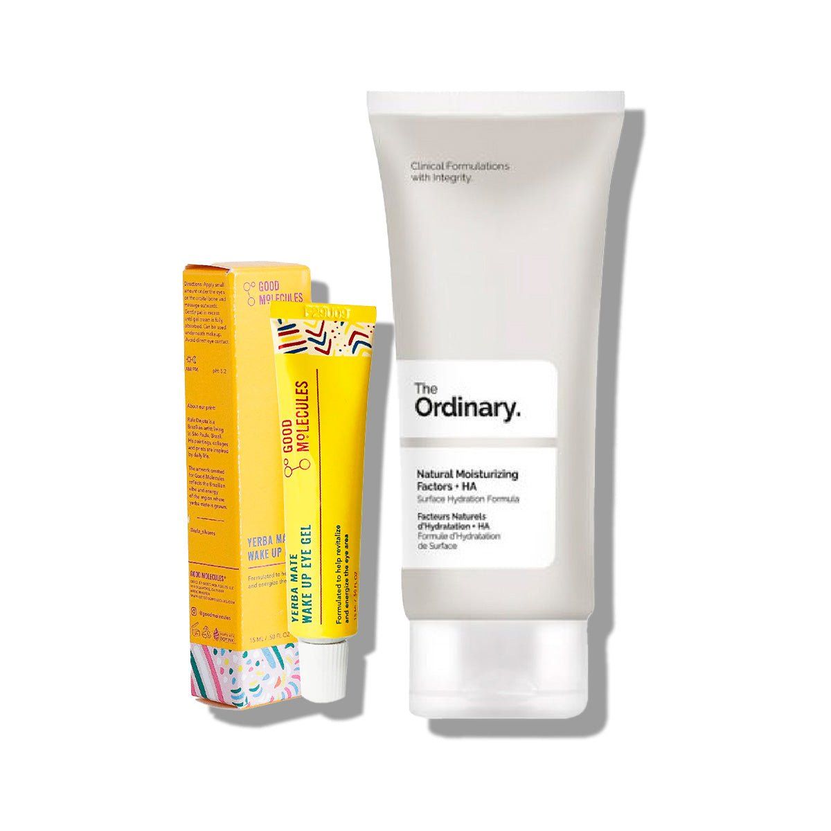 GOOD MOLECULES - Contorno De Ojos Yerba Mate 15ml-Natural Moisturizing Factors + Ha - The Ordinary 100ml