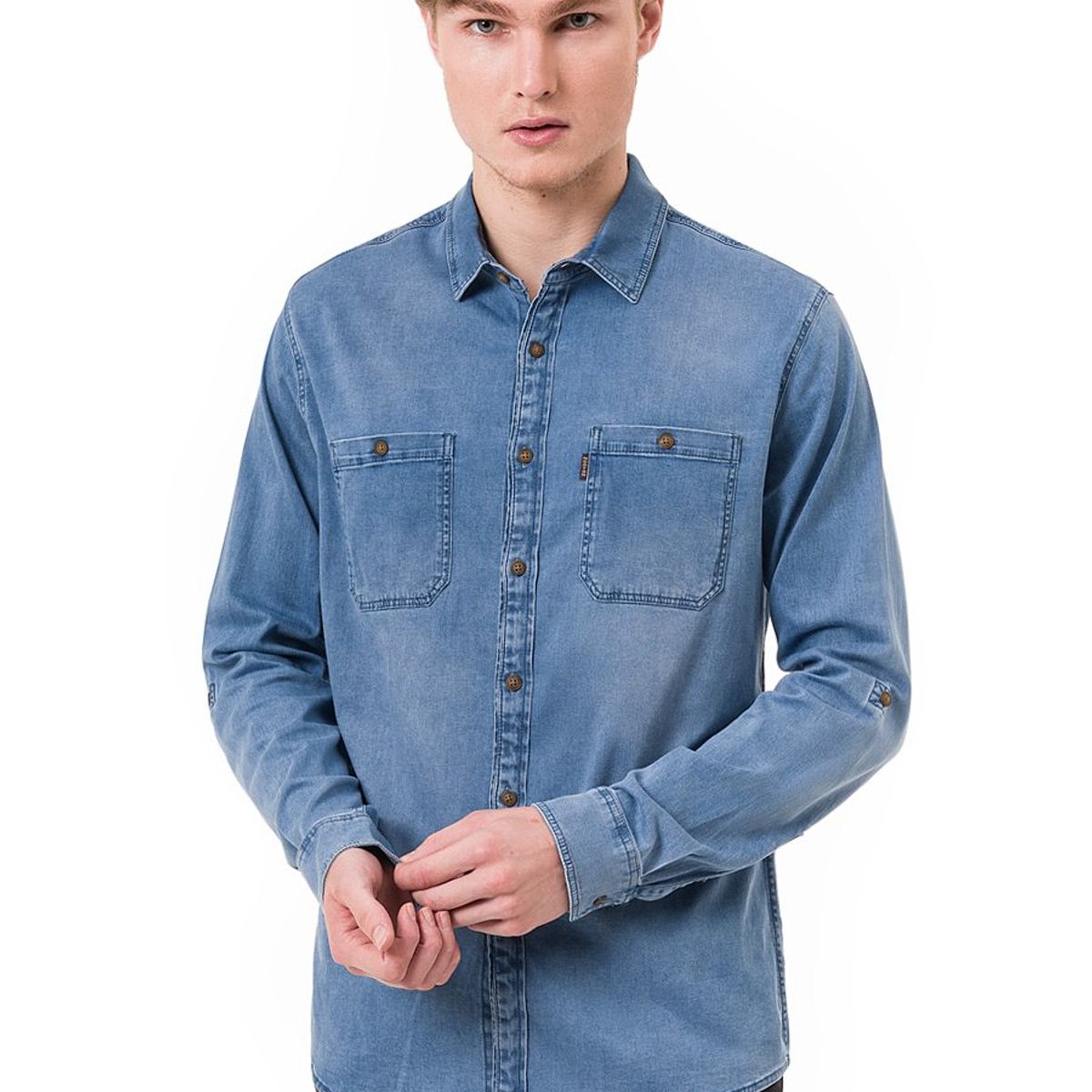 NORTON - Camisa Denim Hombre Fhedez Norton