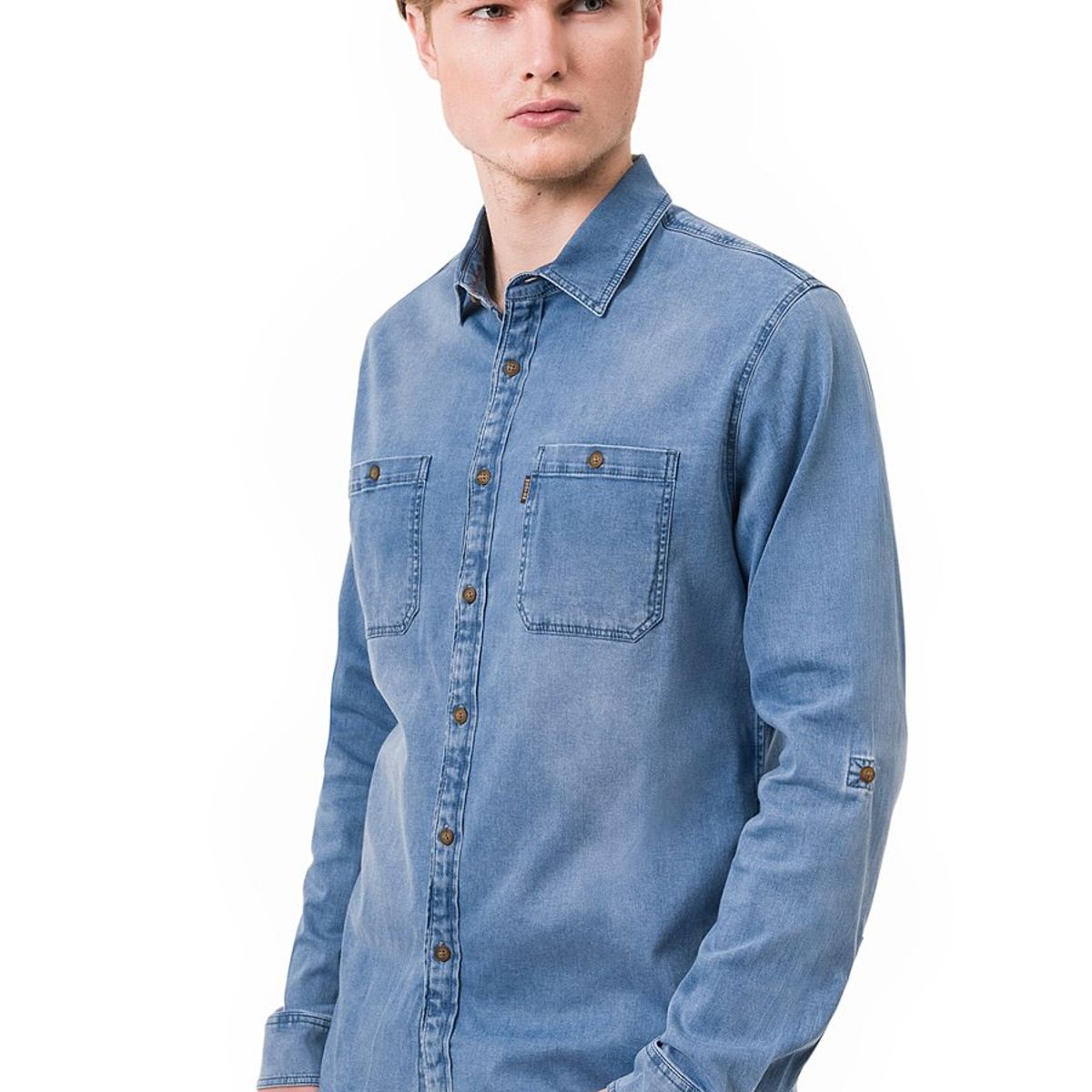 NORTON - Camisa Denim Hombre Fhedez Norton