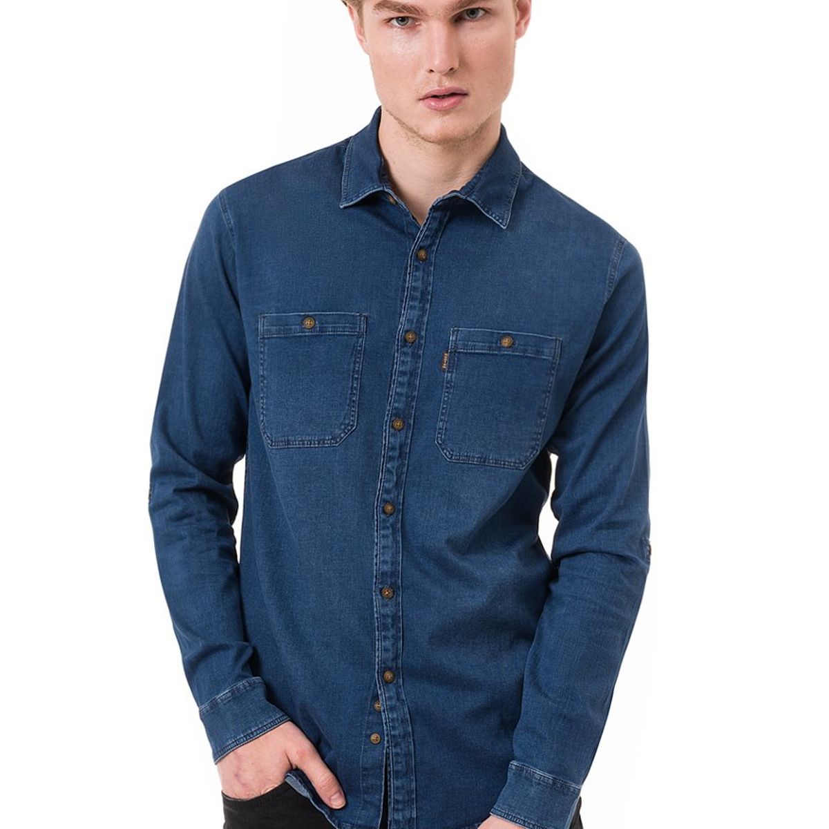 NORTON - Camisa Denim Hombre Fhedez Norton