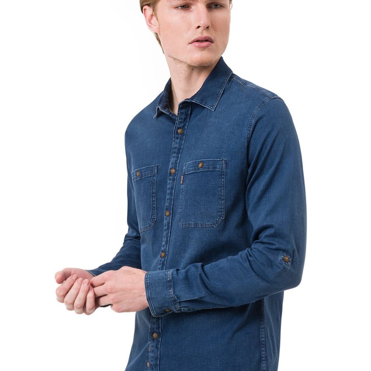NORTON - Camisa Denim Hombre Fhedez Norton