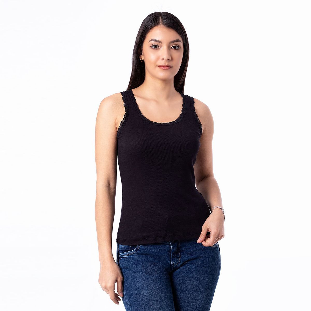 PIONIER - Polo Basico Rib Larisha_S Mujer