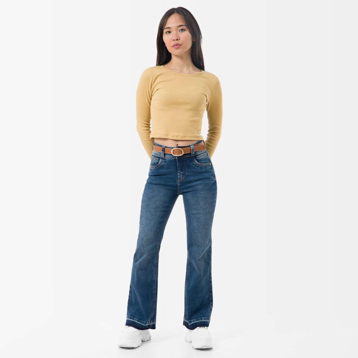 SQUEEZE - Cropp Rib Lycrado Mujer Frydey Squeeze