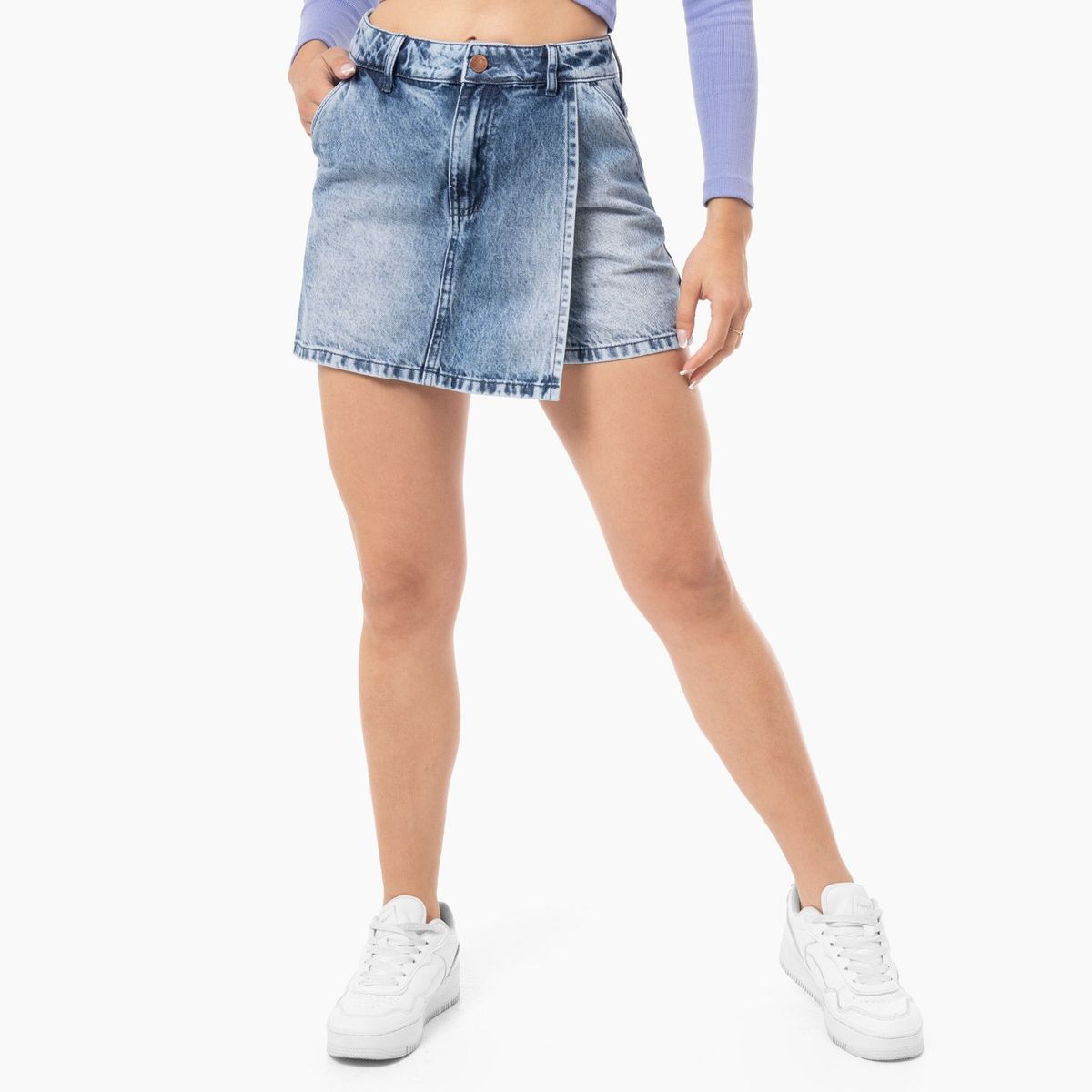 GZUCK - Mini Shor Denim Mujer Hazana Gzuck