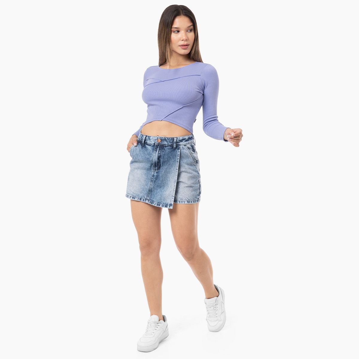 GZUCK - Mini Shor Denim Mujer Hazana Gzuck