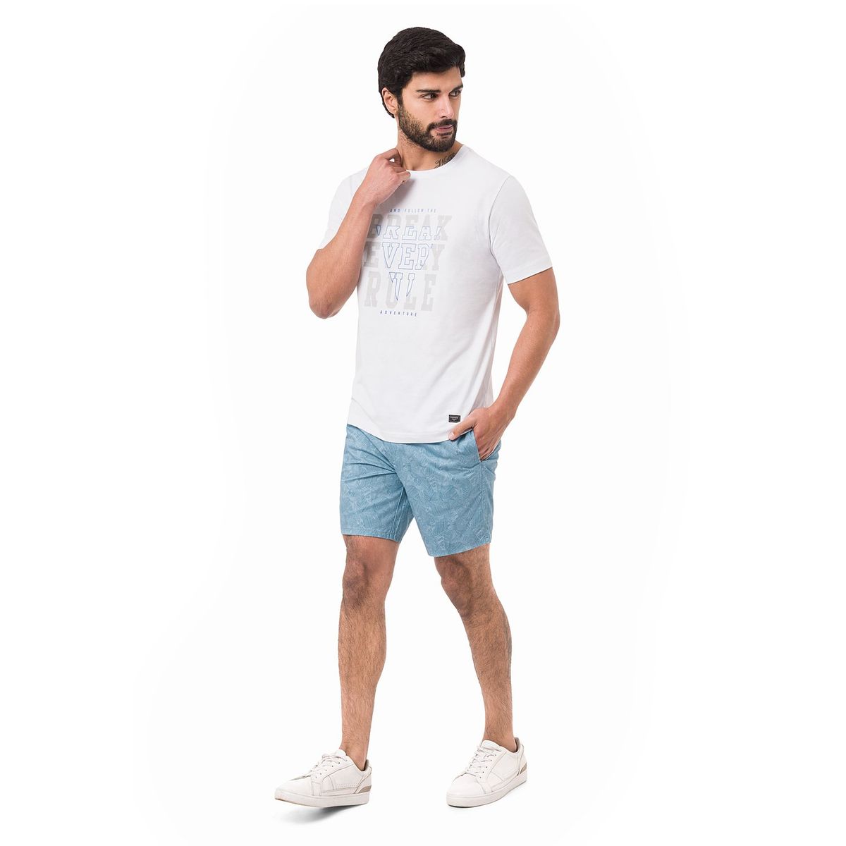 PIONIER - Bermuda Tafeta Hombre Ghuss Print Pionier