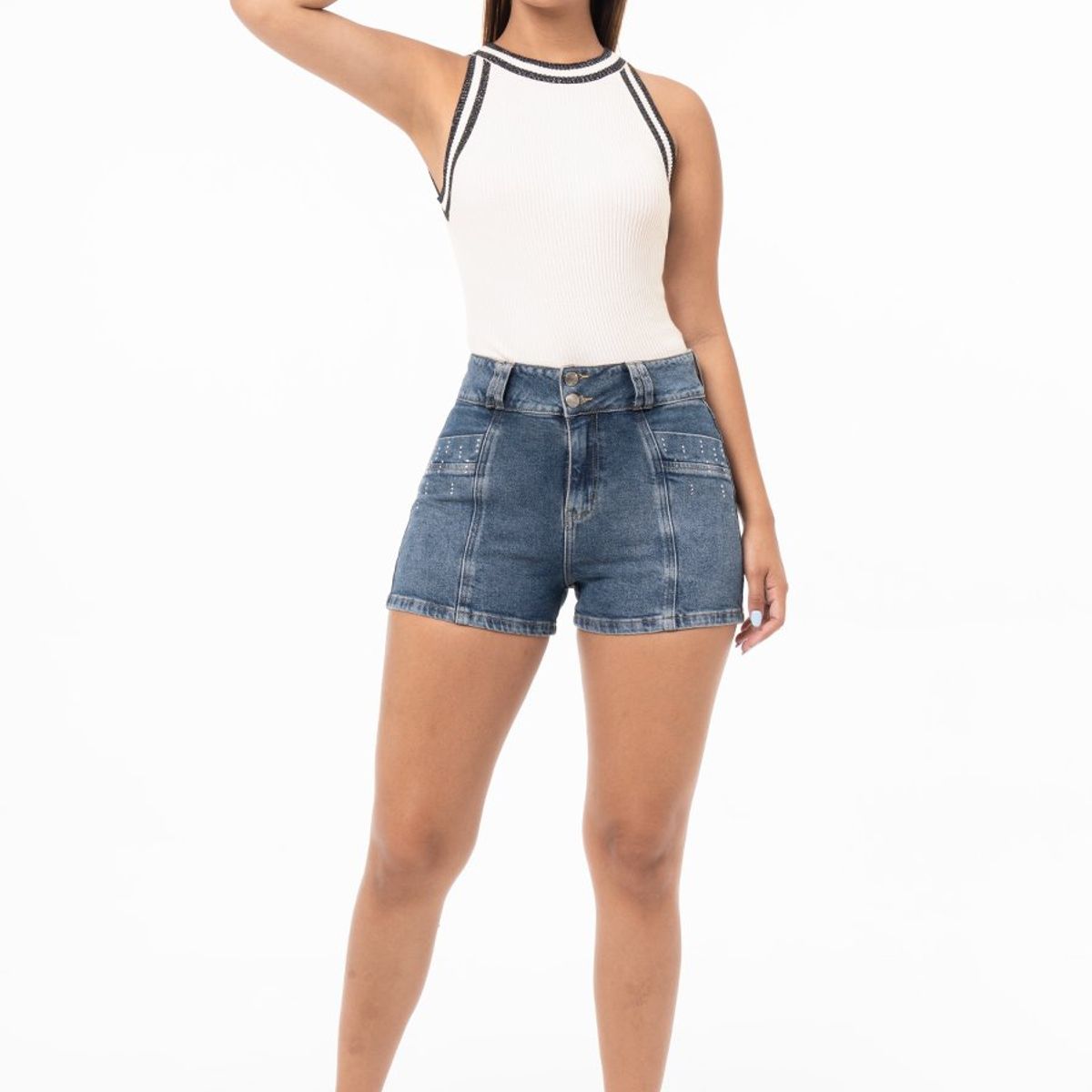 GOCCOS - Short Denim Stretch Mujer Catix Goccos