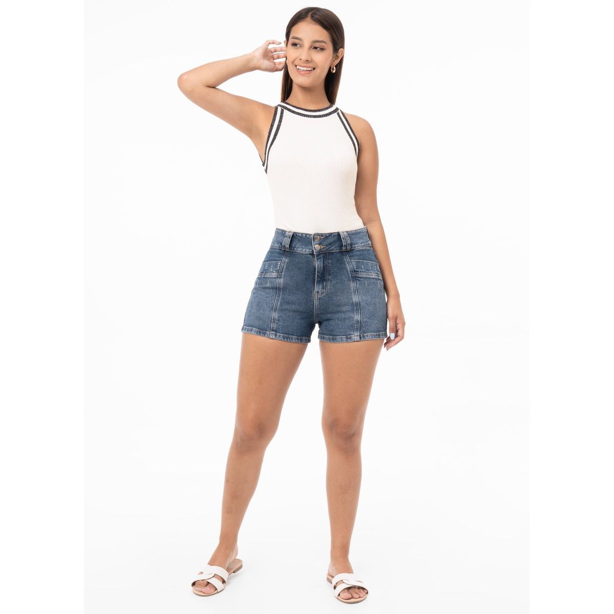 GOCCOS - Short Denim Stretch Mujer Catix Goccos