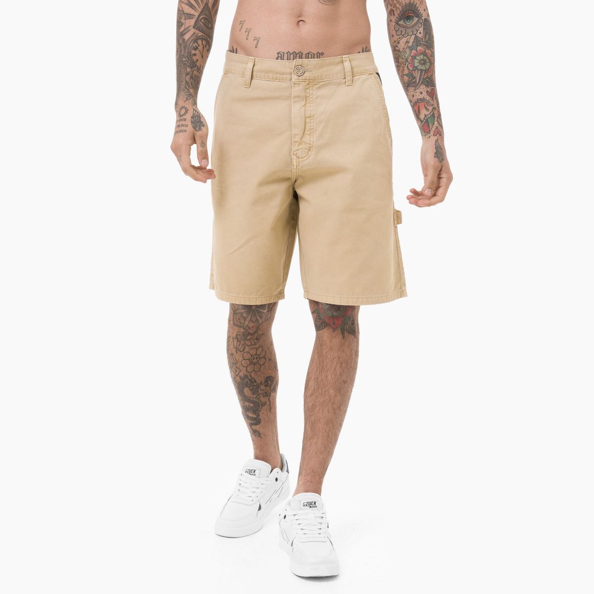 GZUCK - Bermuda Cargo Drill Hombre Canvel Gzuck
