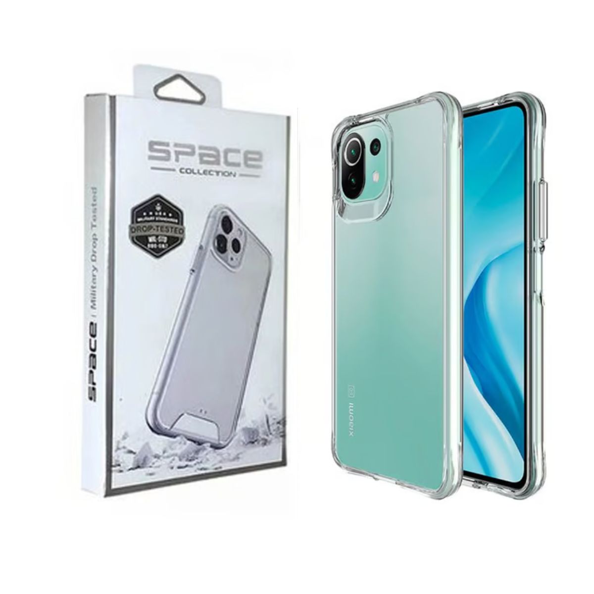 SPACE - CASE SPACE  TRANSPARENTE PARA MI 11 LITE