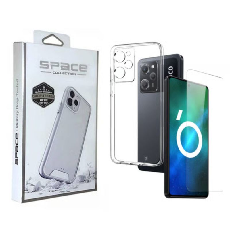 SPACE - CASE SPACE  TRANSPARENTE PARA POCO X5 PRO