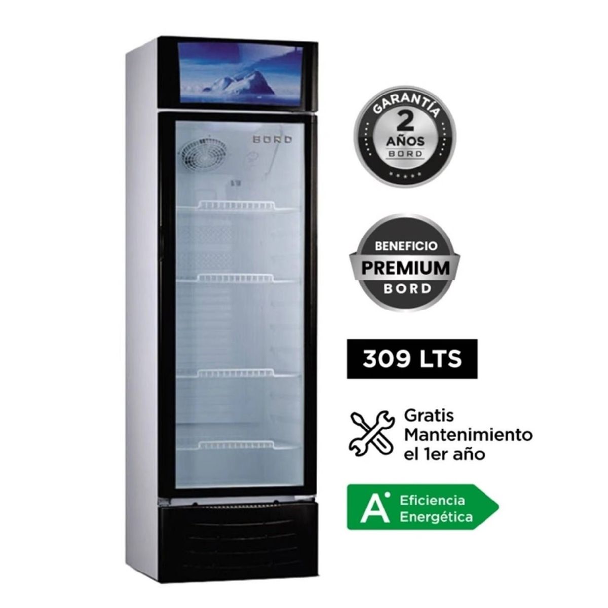 BORD - VITRINA EXHIBIDORA BORD EX309-M 309LT