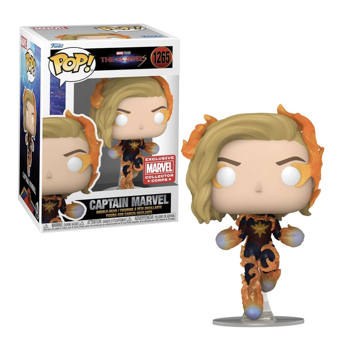 FUNKO - Capitana Marvel Funko Pop 1265 The Marvels Exclusivo