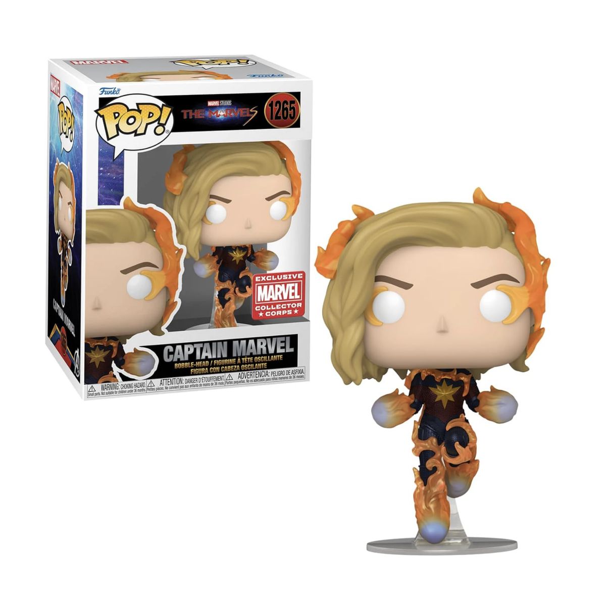 FUNKO - Capitana Marvel Funko Pop 1265 The Marvels Exclusivo