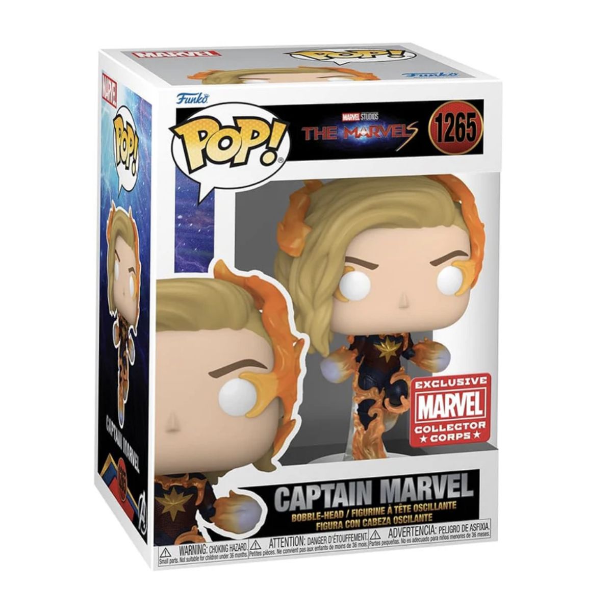 FUNKO - Capitana Marvel Funko Pop 1265 The Marvels Exclusivo