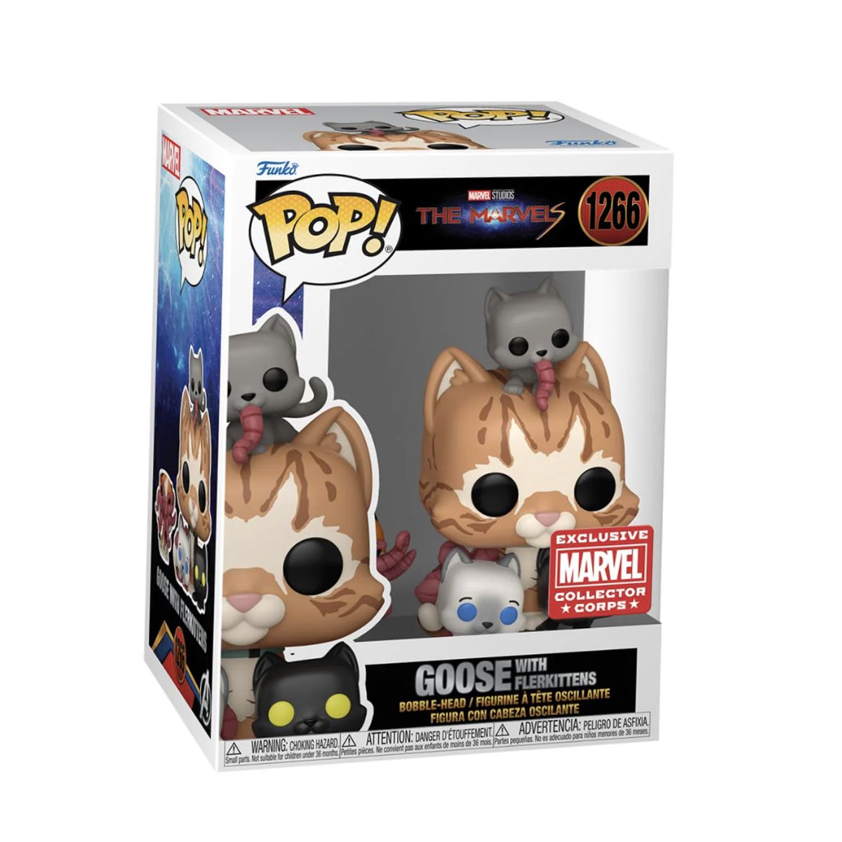 FUNKO - Goose Flerkittens Funko Pop 1266 The Marvels Exclusivo