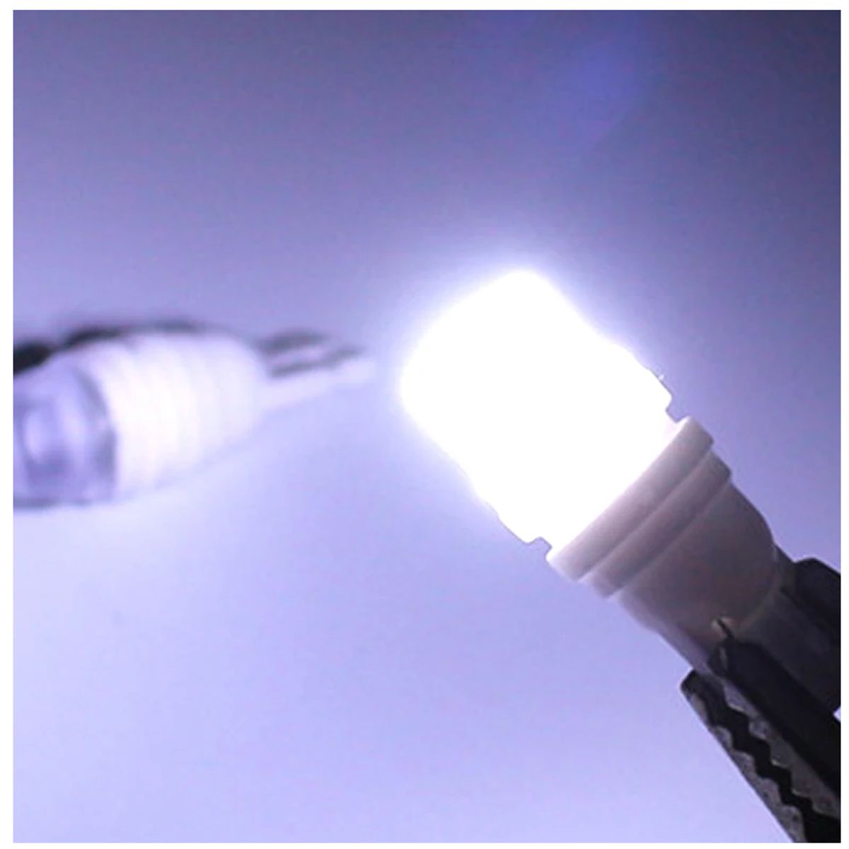 GENERICO - Par De Focos Led T10 Luz Blanco Potente