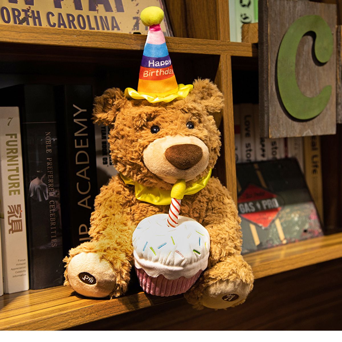 KEKEMI - JUGUETE DE PELUCHE MUSICAL - OSO CUMPLEAÑERO