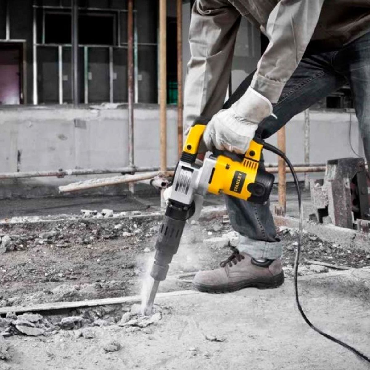 STANLEY - Martillo Demoledor SDS Max 1010 W 8.5 J Stanley SHM5K-B2