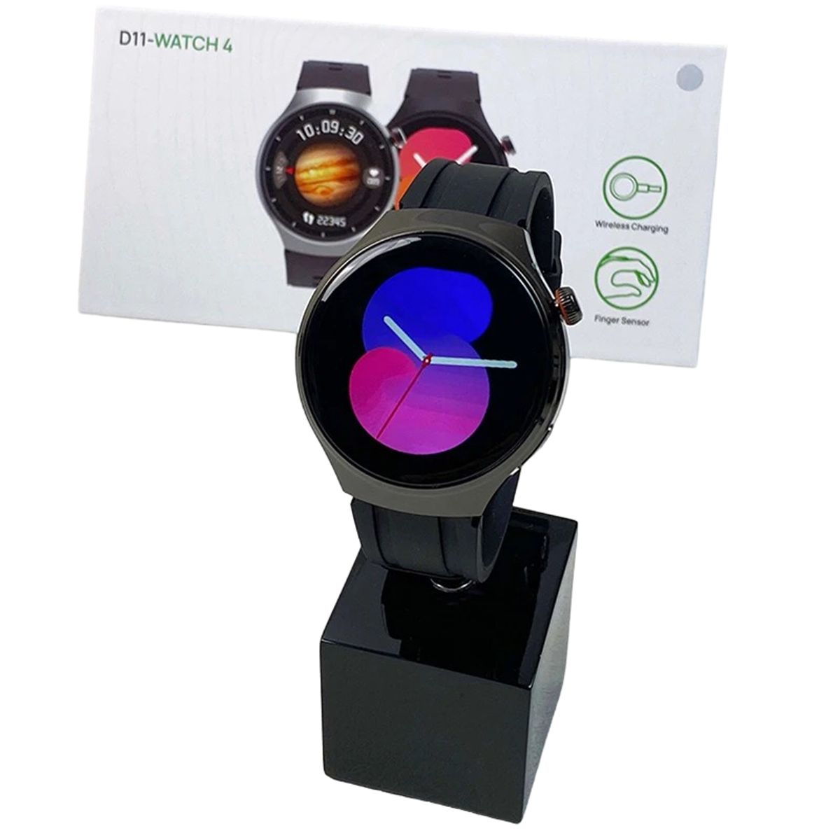 GENERICO - Smartwatch Deportivo D11 Watch 4 Negro Plateado