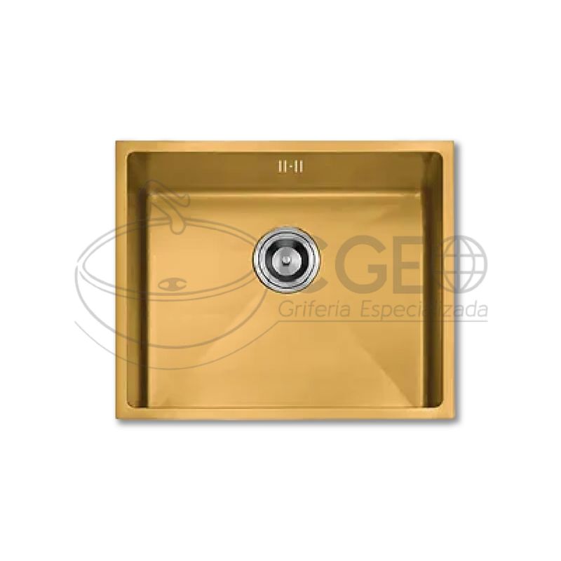 XM - LAVADERO DE COCINA DORADO PULIDO US07-5045