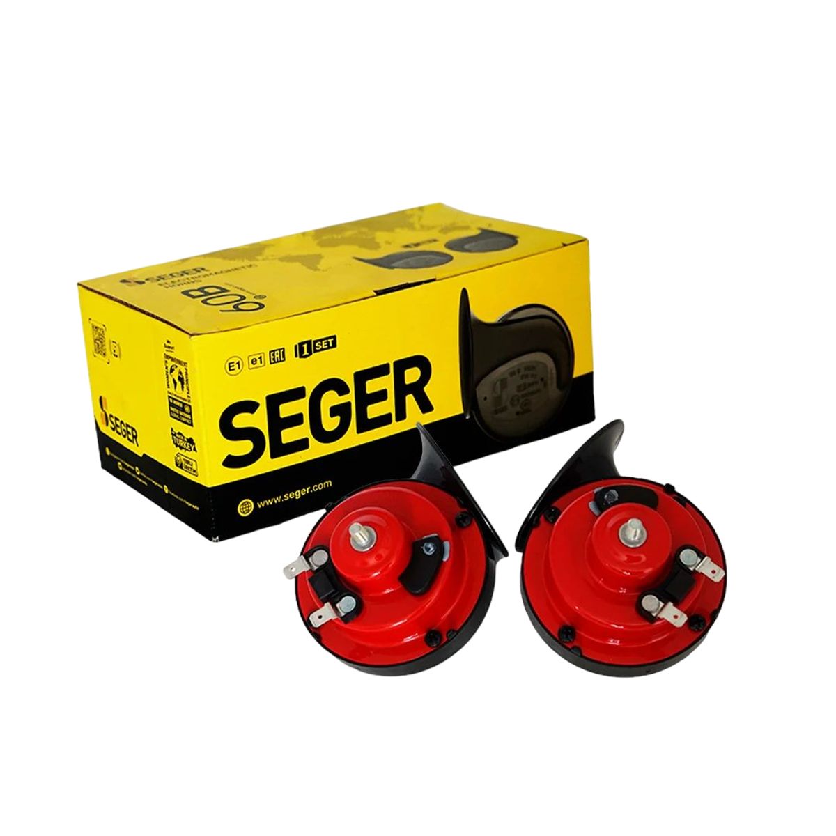 GENERICO - Claxon Caracol Tono alto 12v Seger