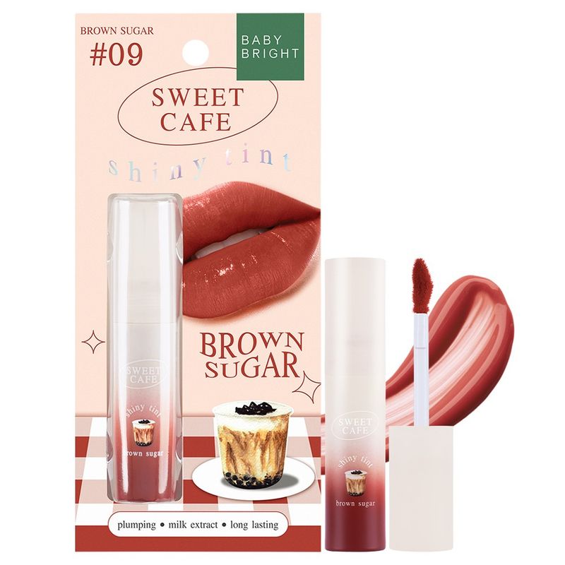 CATHY DOLL - Baby Bright Sweet Cafe Shiny Tint 2.8 GR 09 Brown Sugar