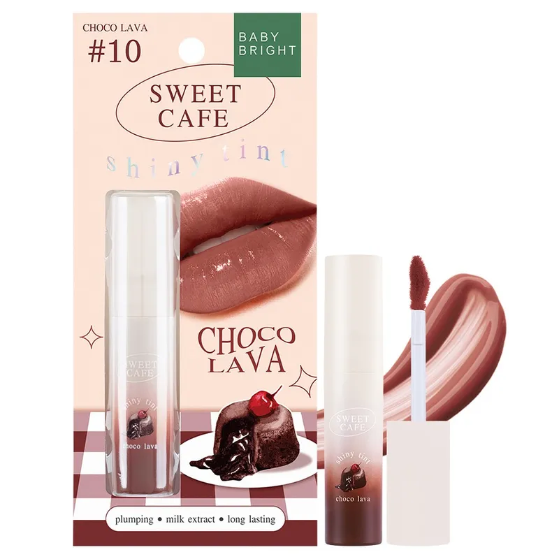 CATHY DOLL - Baby Bright Sweet Cafe Shiny Tint 2.8 GR 10 Choco Lava