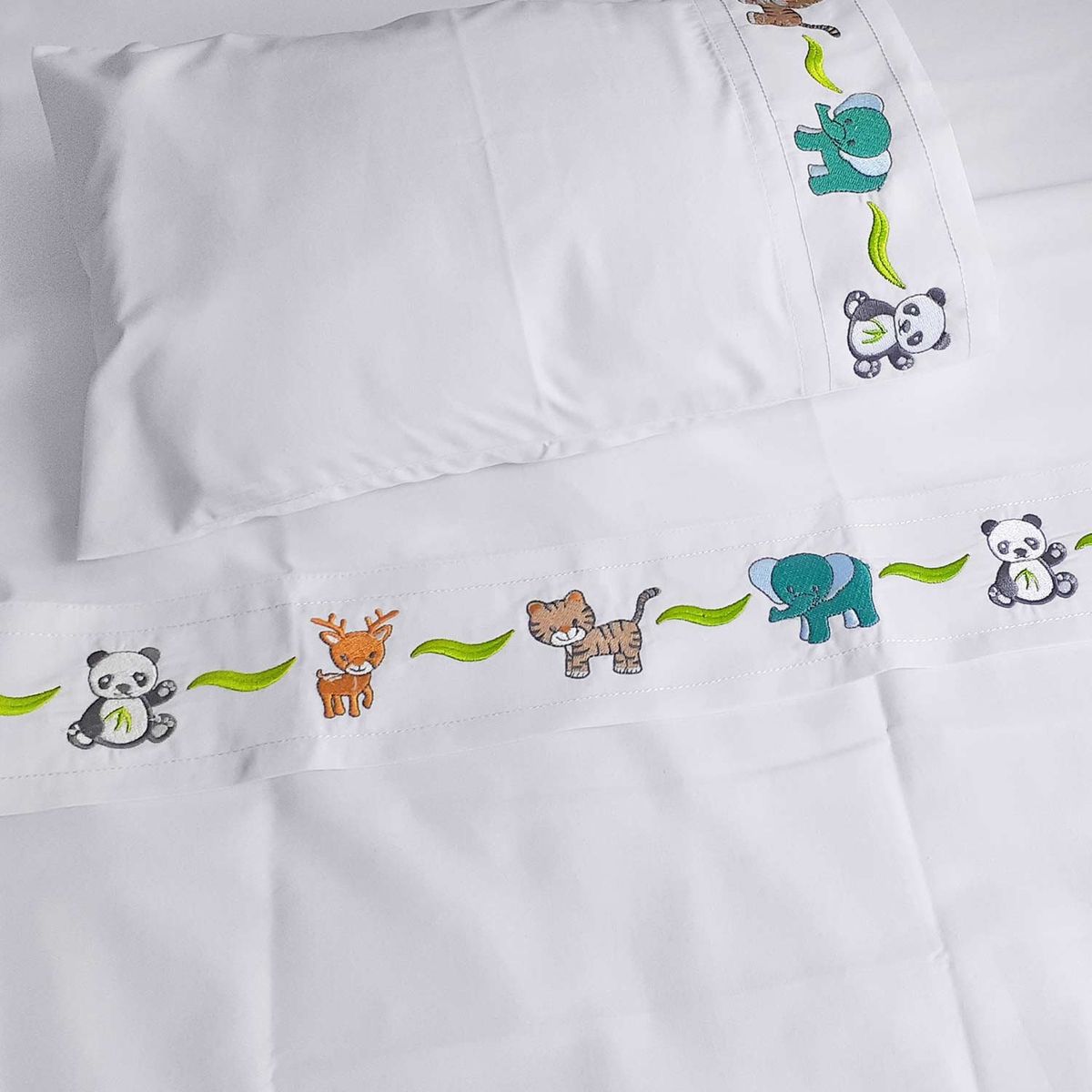 MORFEOHOME - Sábanas Pack&Play 100% Algodón Peruano - Fábula