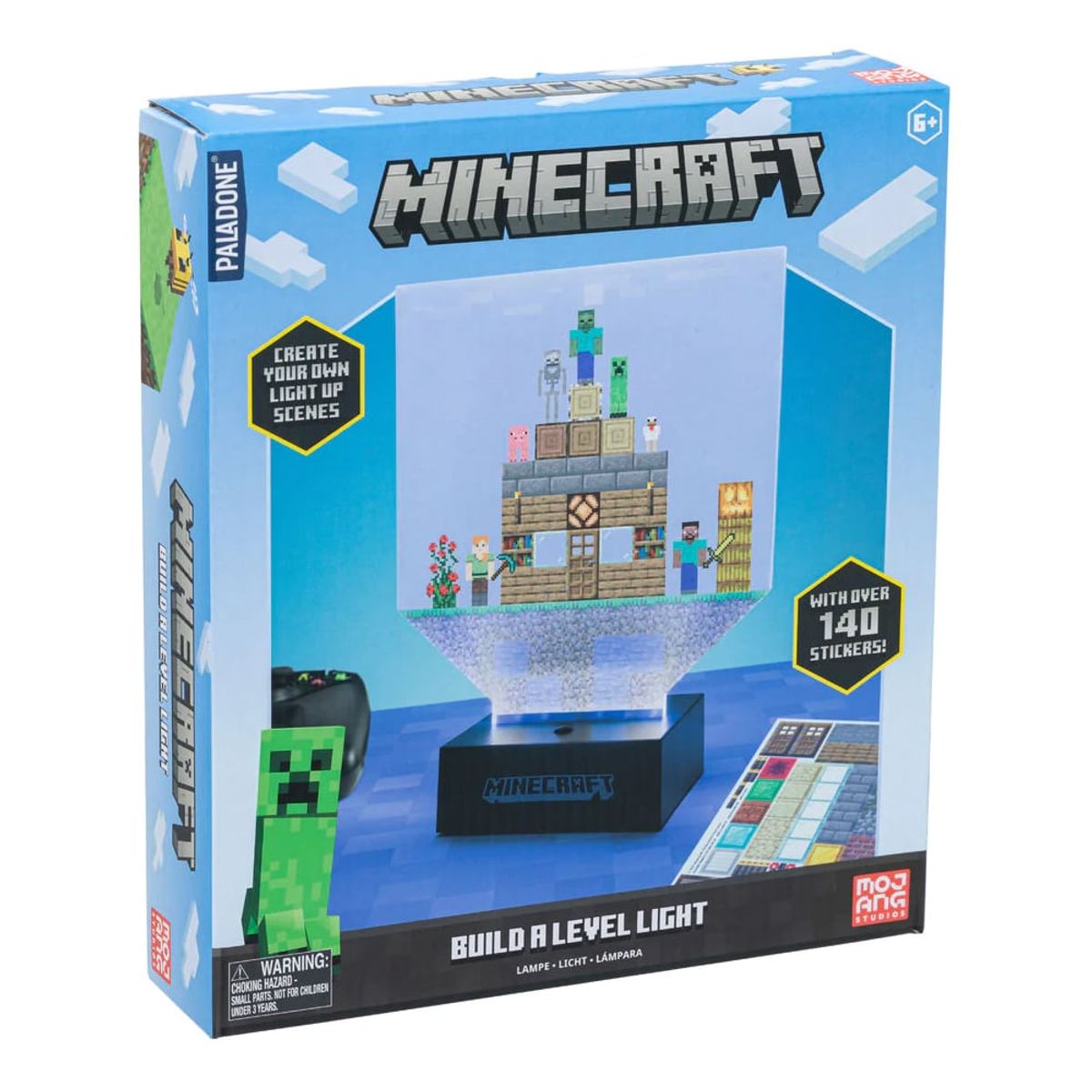 PALADONE - LAMPARA DE MINECRAFT BUILD A LEVEL LIGHT