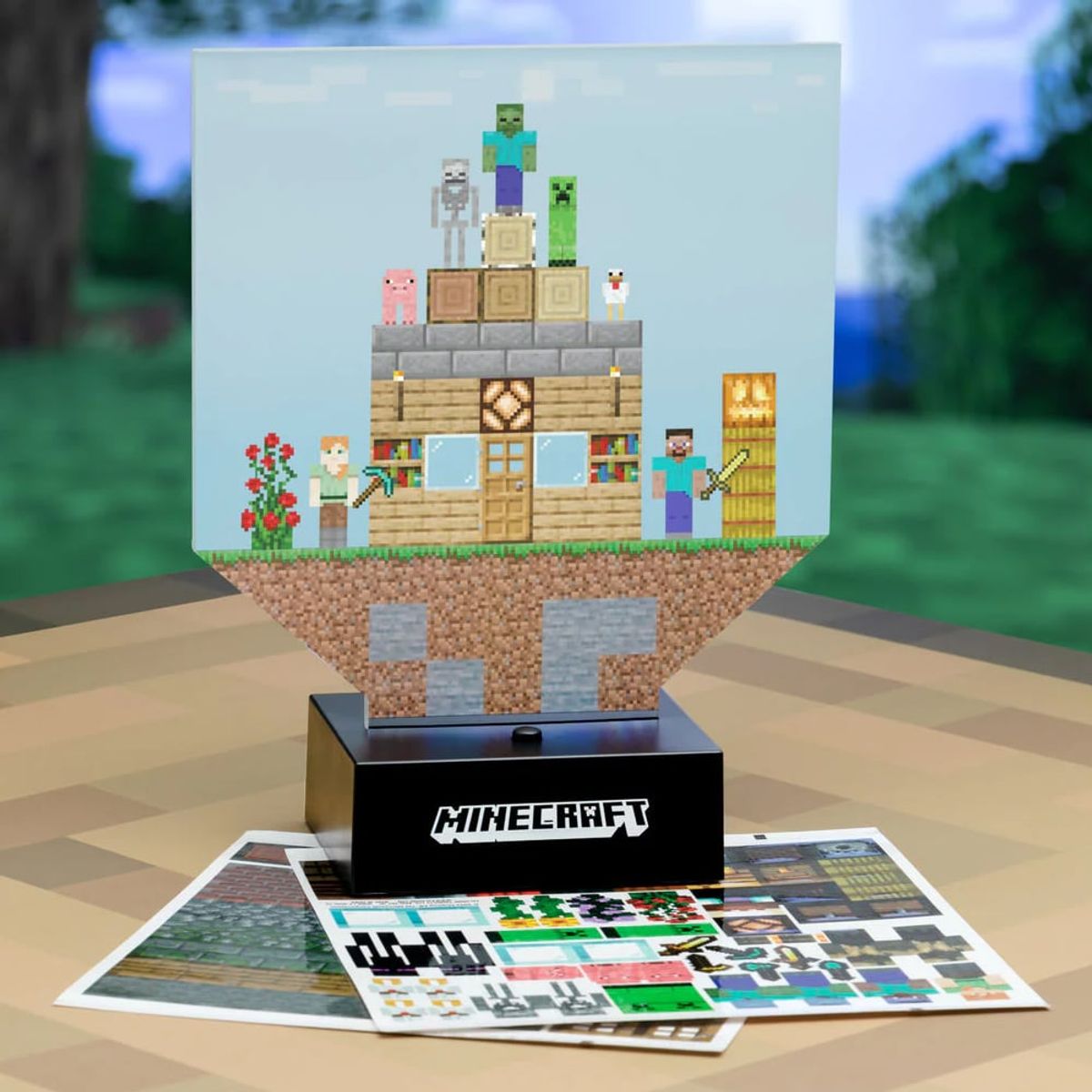 PALADONE - LAMPARA DE MINECRAFT BUILD A LEVEL LIGHT