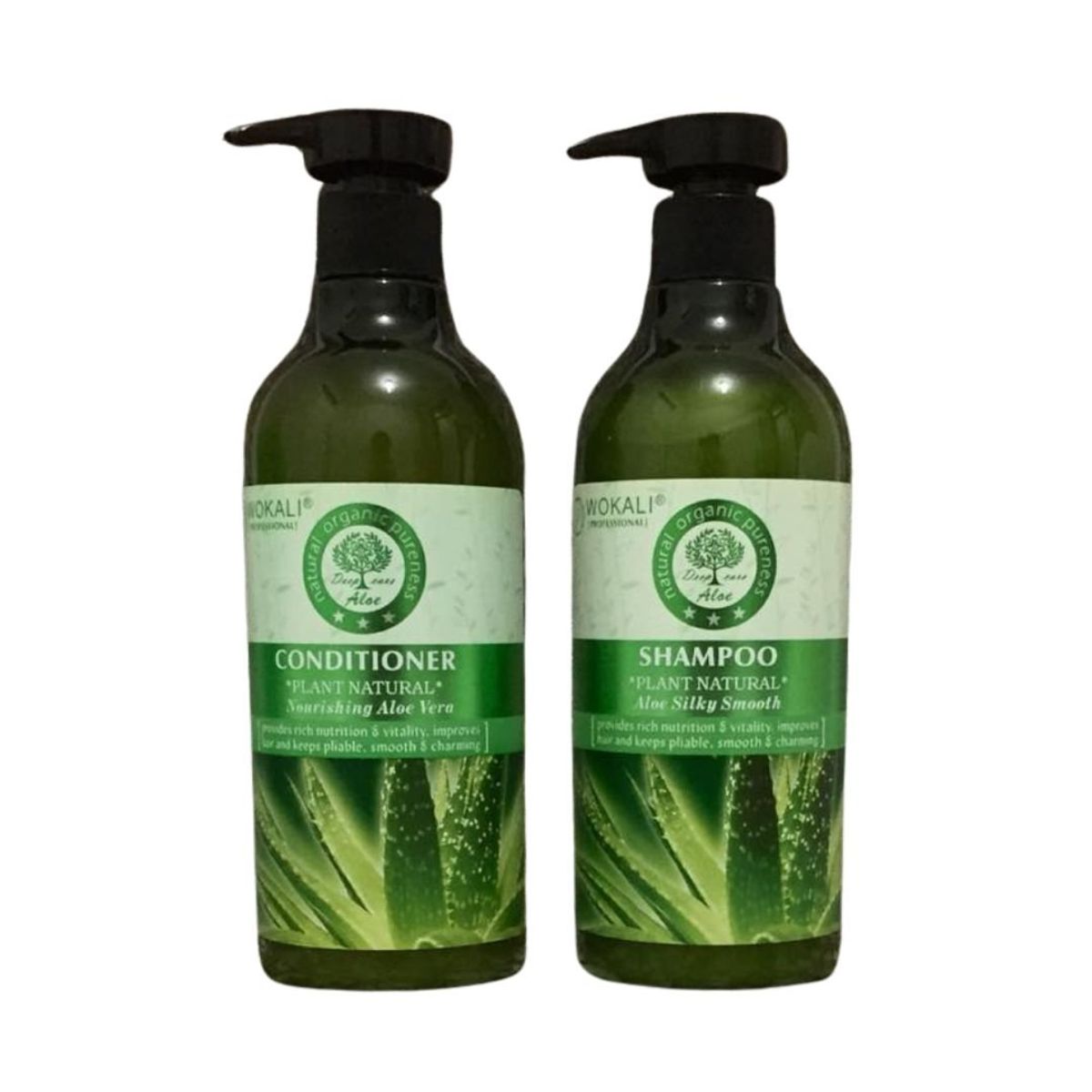 WOKALI - Dúo Shampoo-Acondicionador Bamboo Wokali