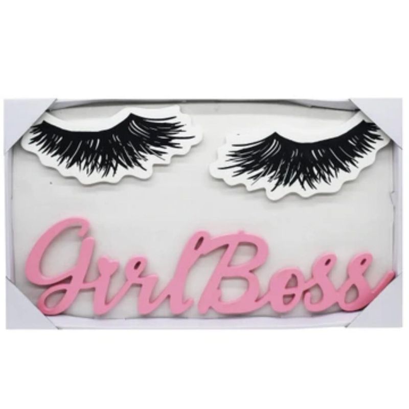 GENERICO - Letrero Colgante de Madera Girl Boss