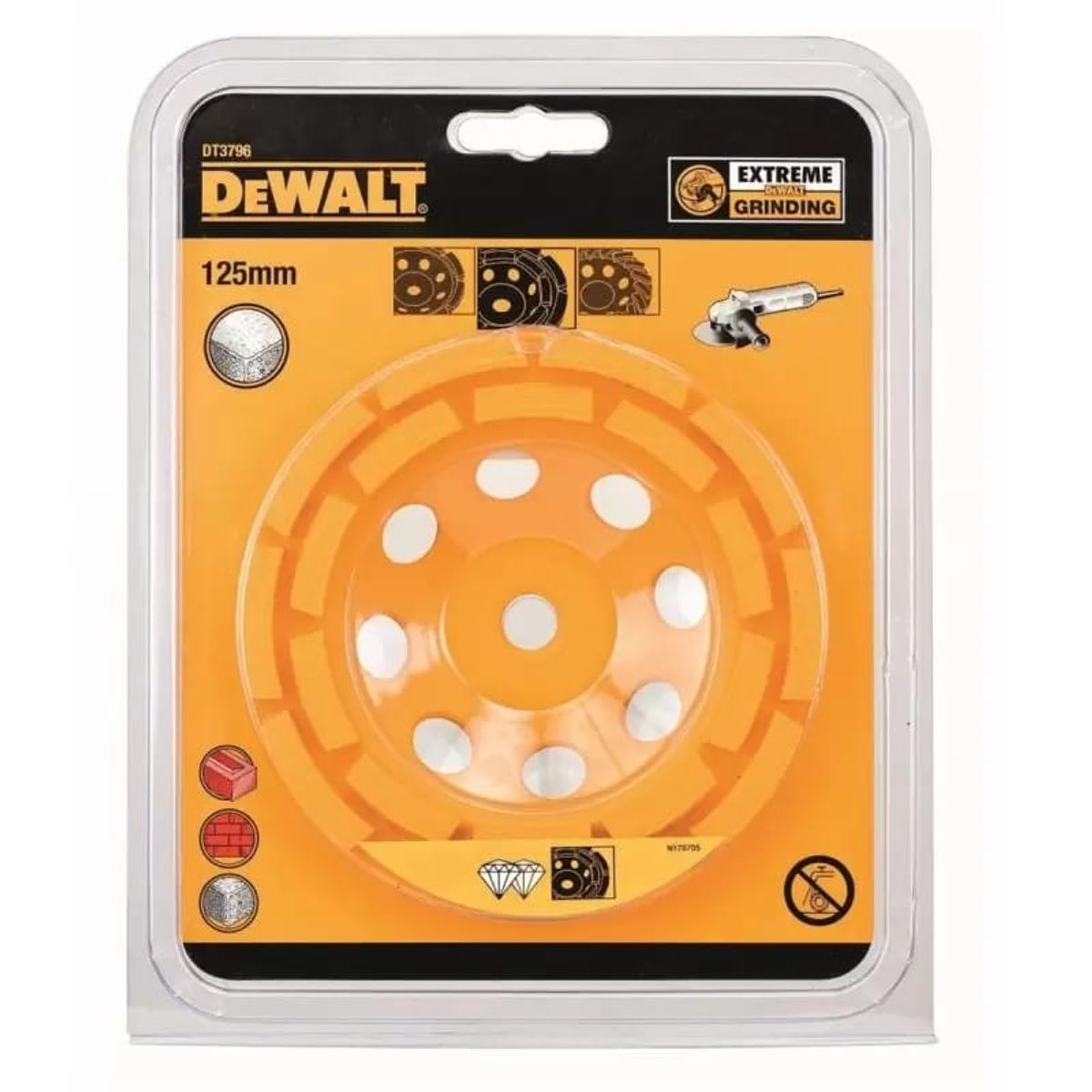 DEWALT - COPA DIAMANTADA PARA CONCRETO M14 DOBLE FILA 0 5"BLISTER DT3796-QZ