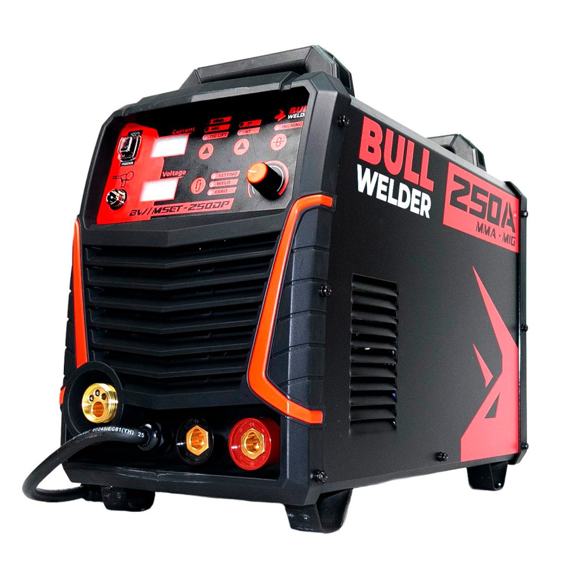MARCA - Soldadora Inverter Bull Welder Mig-Mig Dp-Mma-Tig Lift 250A
