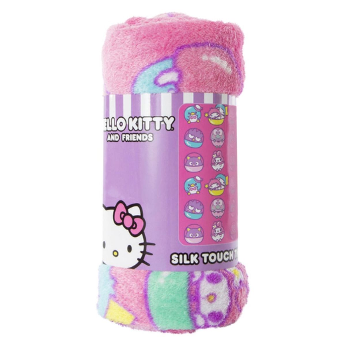 SANRIO - Manta Polar Helly Kitty y amigos Sanrio Tokyo Friends - 101x127 cm.