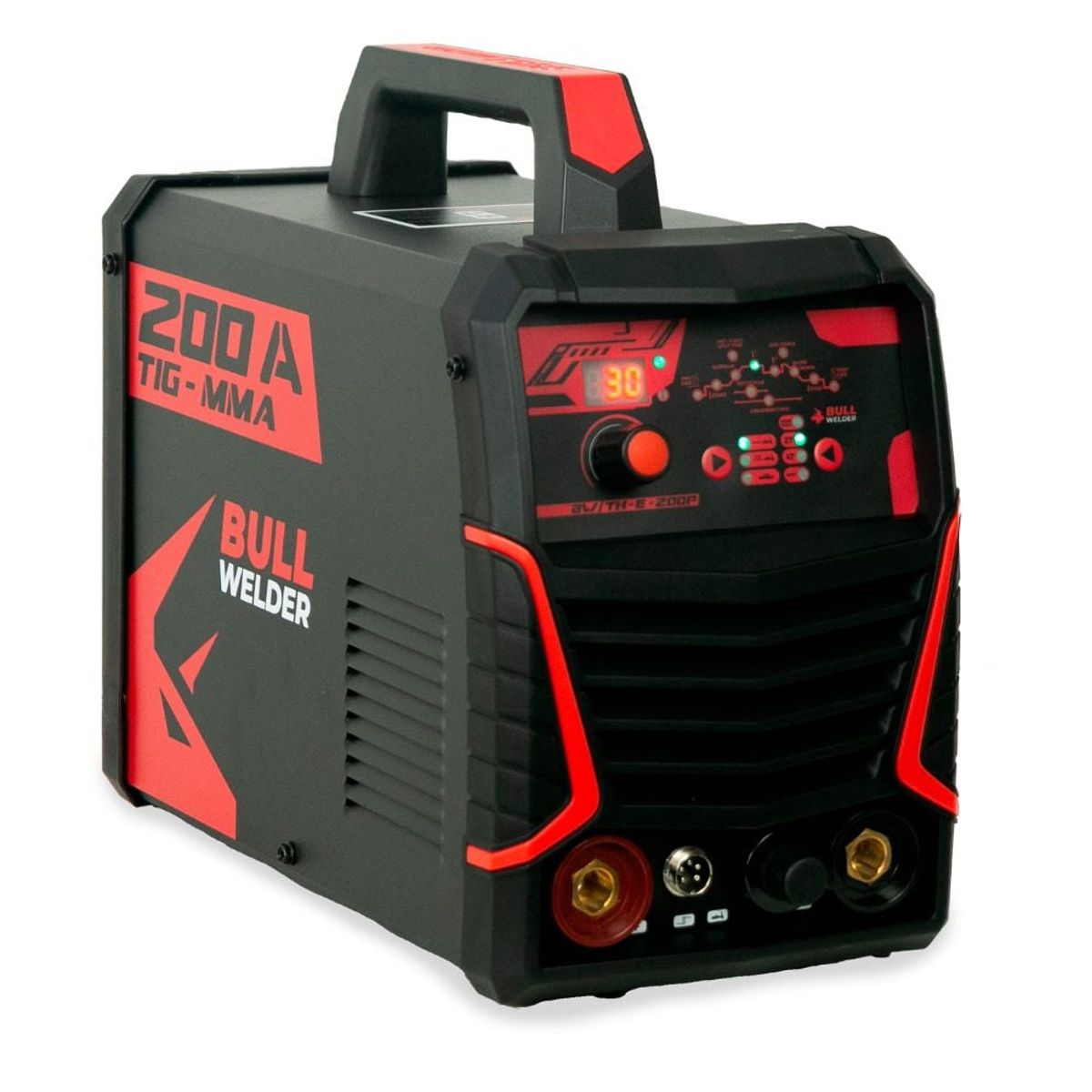 MARCA - Soldadora Inverter Tig Pulsado-Tig Hf Y Mma 200A Bull Welder