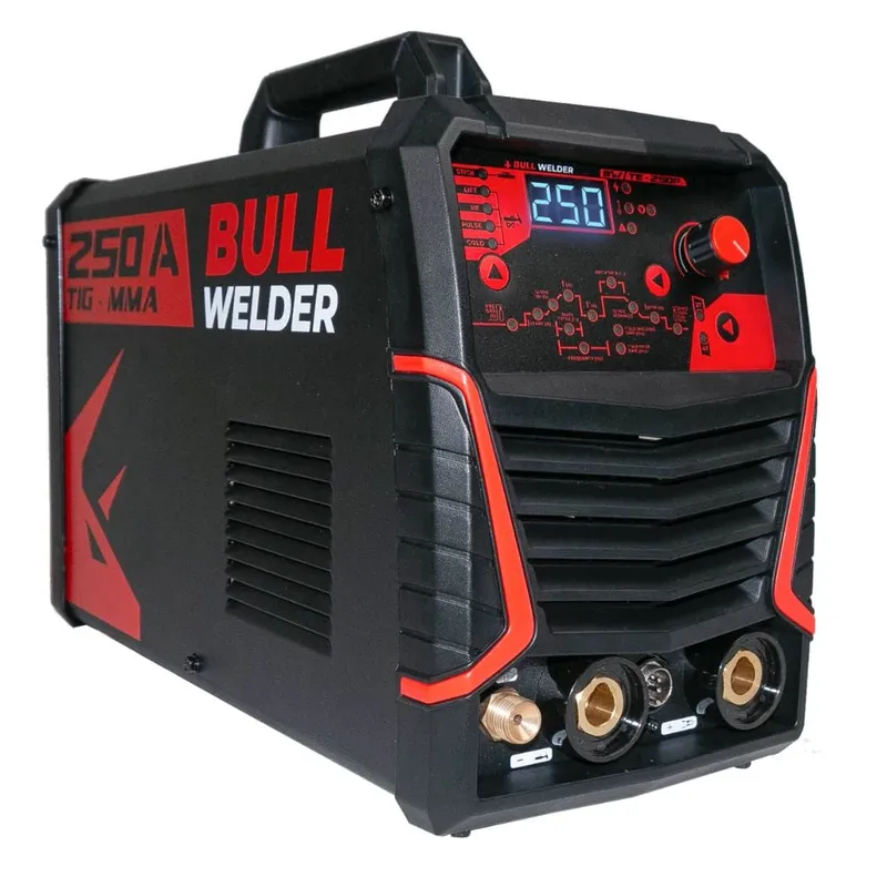 MARCA - Soldadora Inverter Tig Pulsado-Tig Hf Y Mma 250A Bull Welder